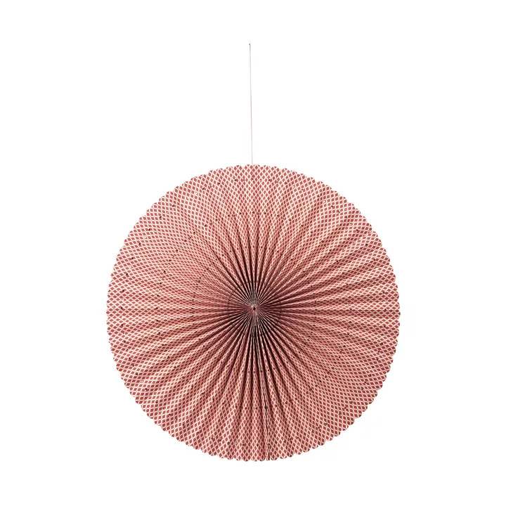 Stella rosetti adventtitähti L Ø60 cm - Pompeian red-natural - Broste Copenhagen