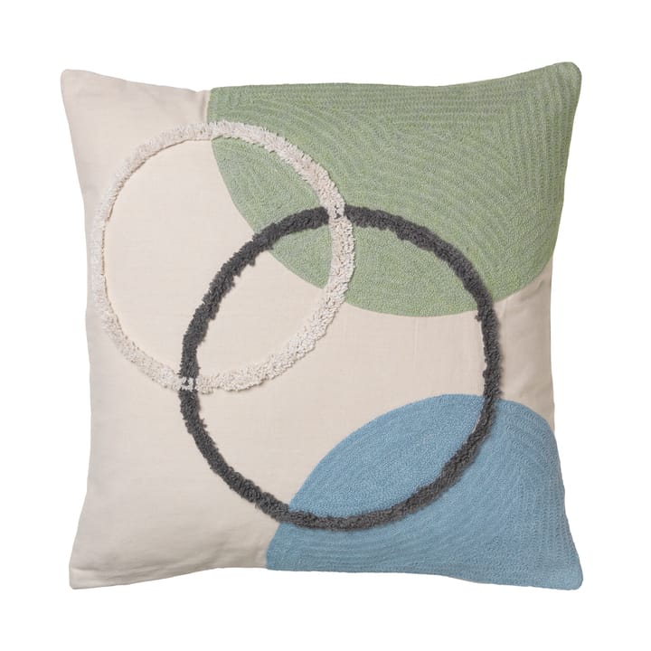 Sunna tyynynpäällinen 50x50 cm - Vihreä-sininen - Broste Copenhagen