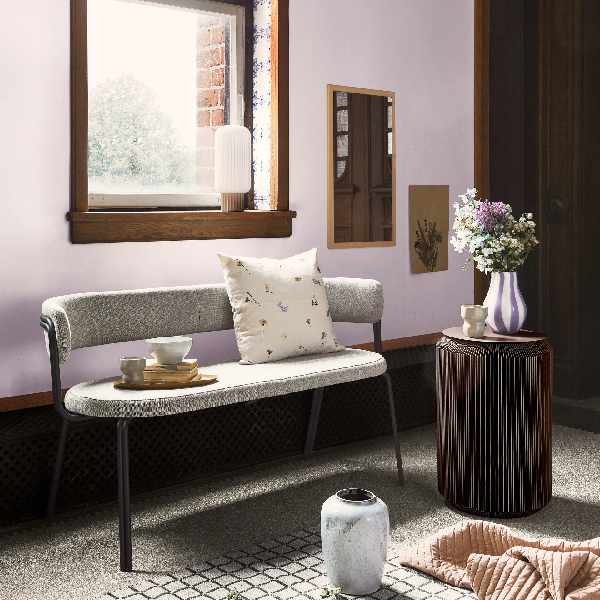 Tenna peili 46x78 cm, Beige Broste Copenhagen