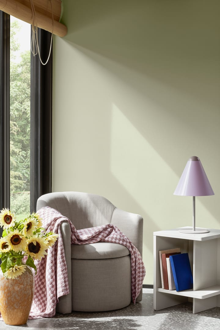 Tenna yöpöytä oikea 38 x 38 cm, Raindy day light grey Broste Copenhagen