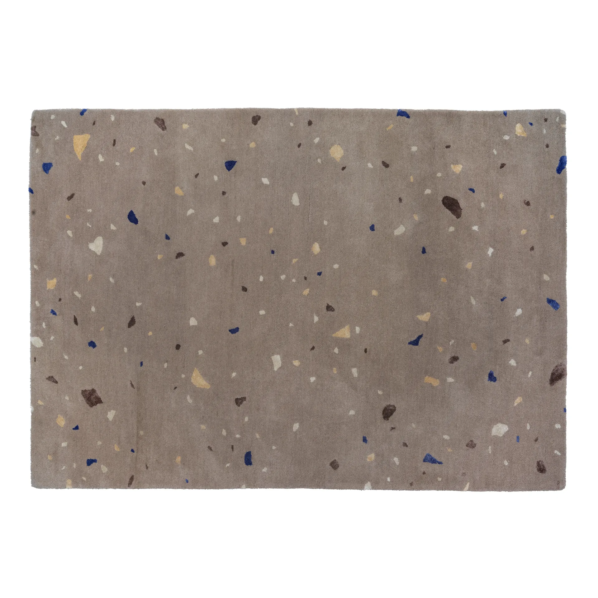 Terrazzo villamatto 140x200 cm, Carafe brown-blue spot Broste Copenhagen