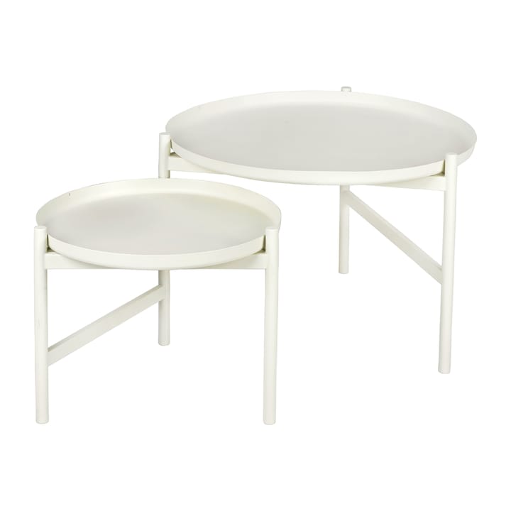 Turner table -sivupöytä Ø 70 cm - White - Broste Copenhagen