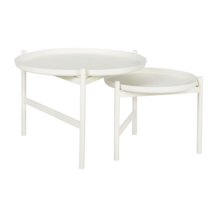 Turner table -sivupöytä Ø 70 cm - White - Broste Copenhagen