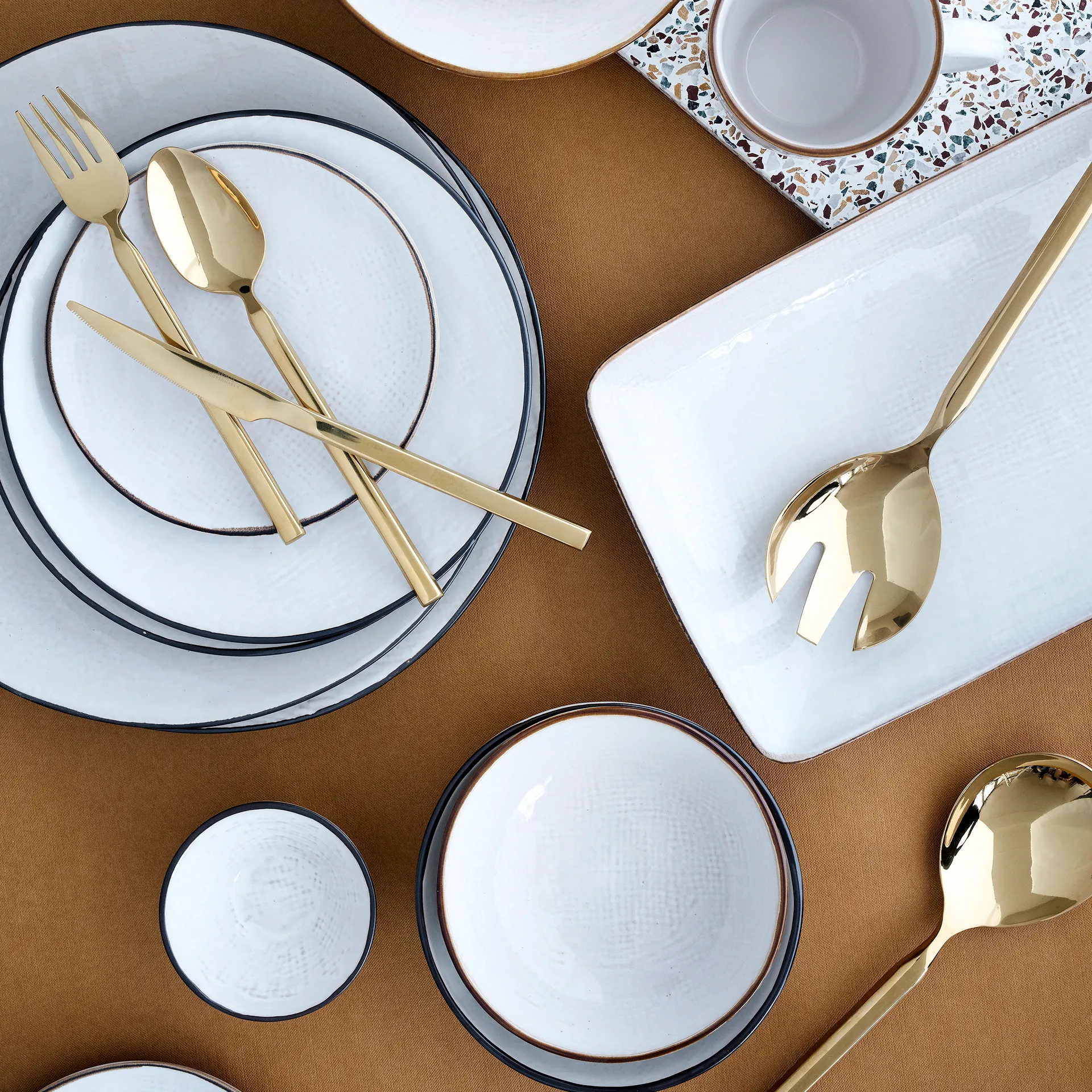 Tvis haarukka 4-pakkaus, Kulta Broste Copenhagen