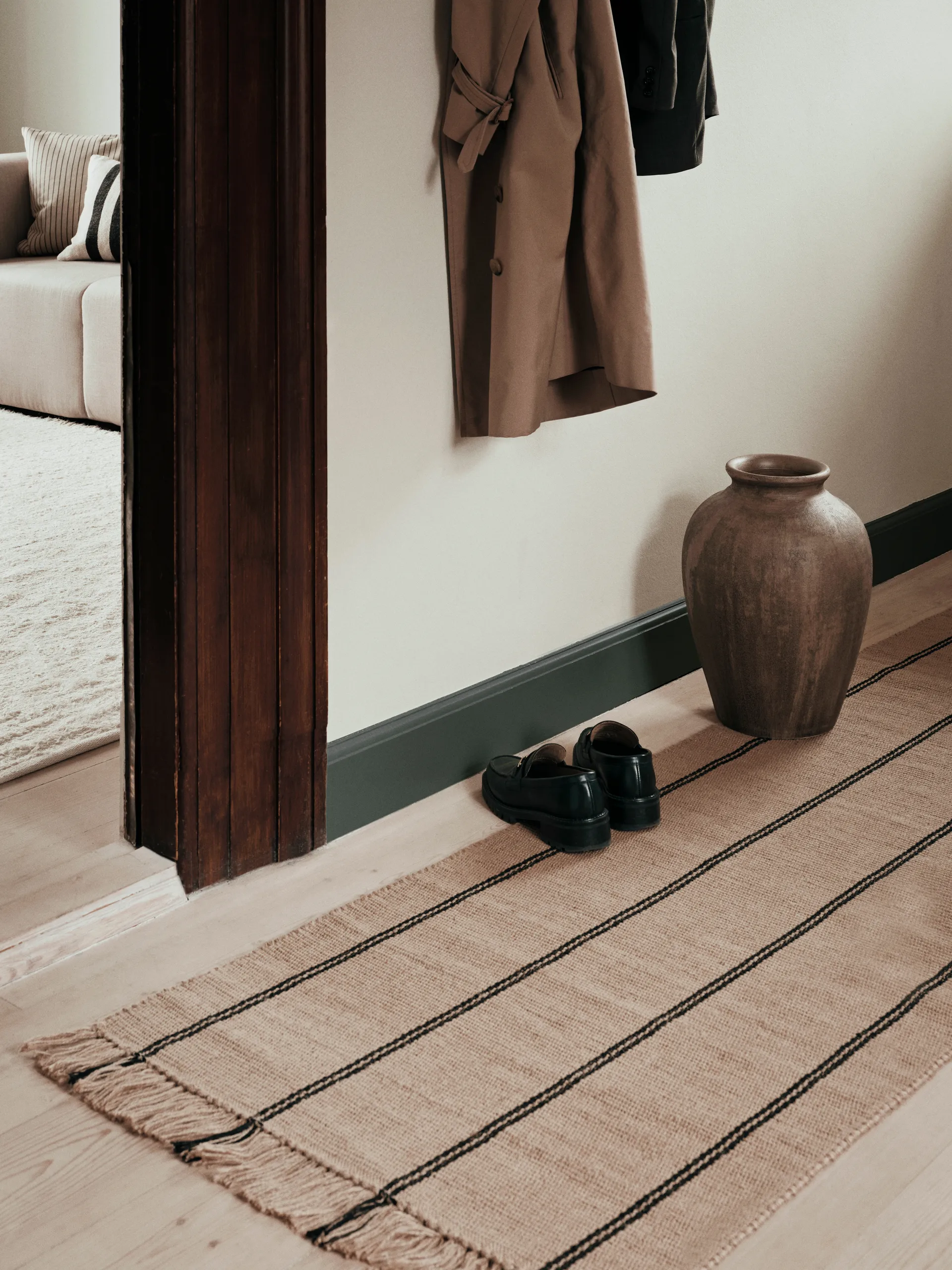 Uma maljakko, Rustic tumma ruskea, 40 cm Broste Copenhagen