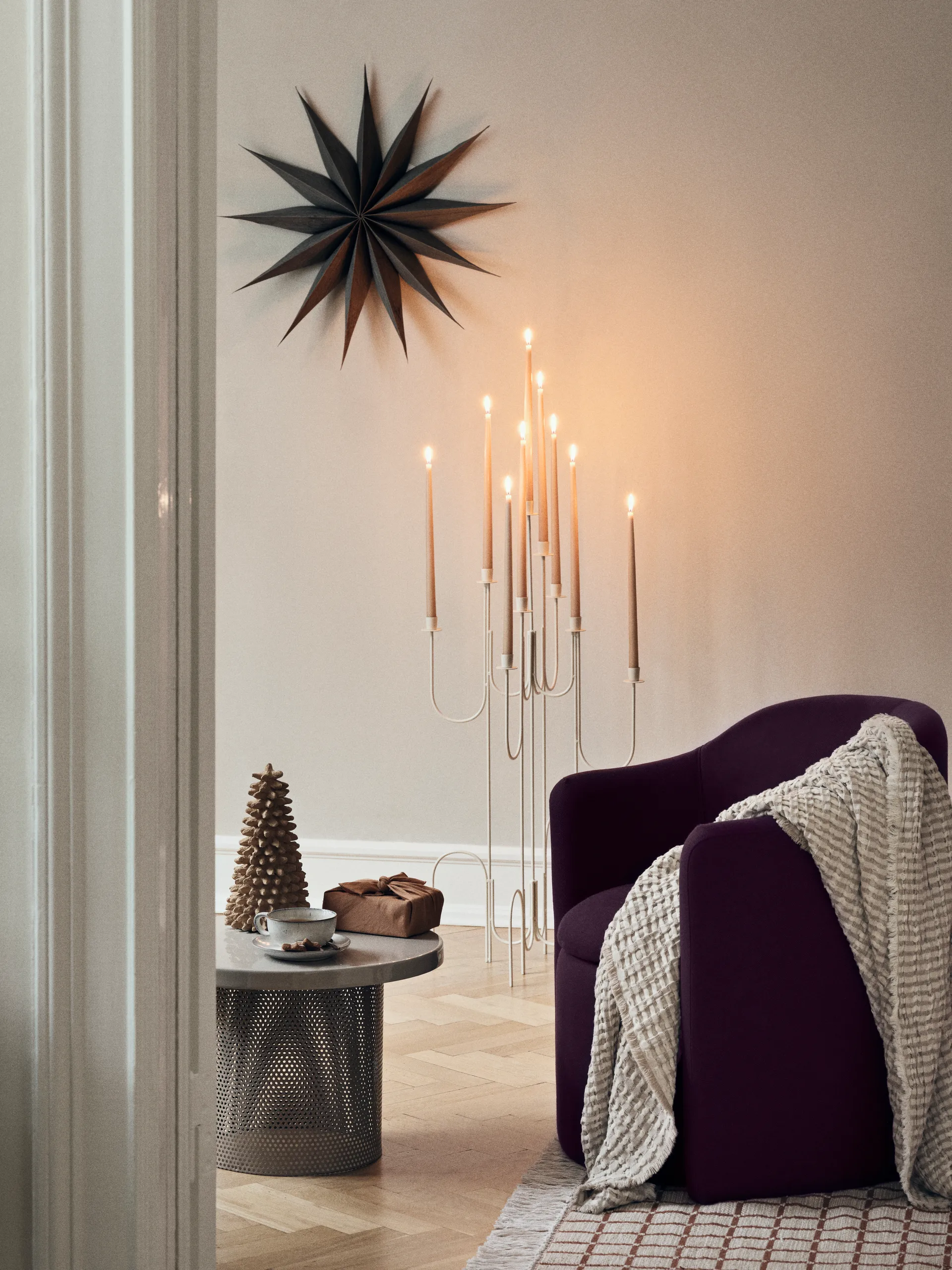 Venok tähti joulukoriste Ø 70 cm, Fungi Broste Copenhagen