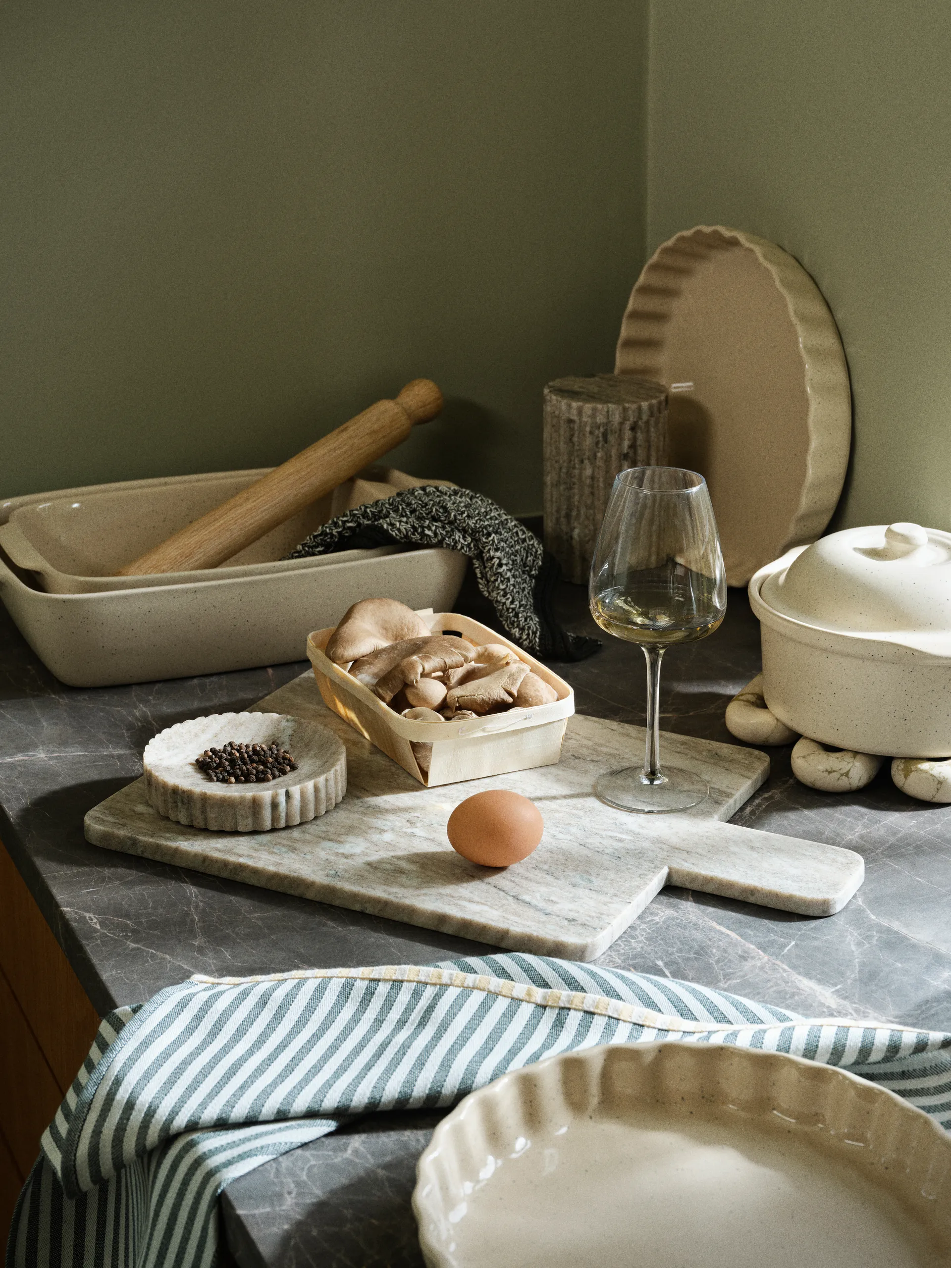 Vig piirakkavuoka Ø29 cm, Beige Broste Copenhagen