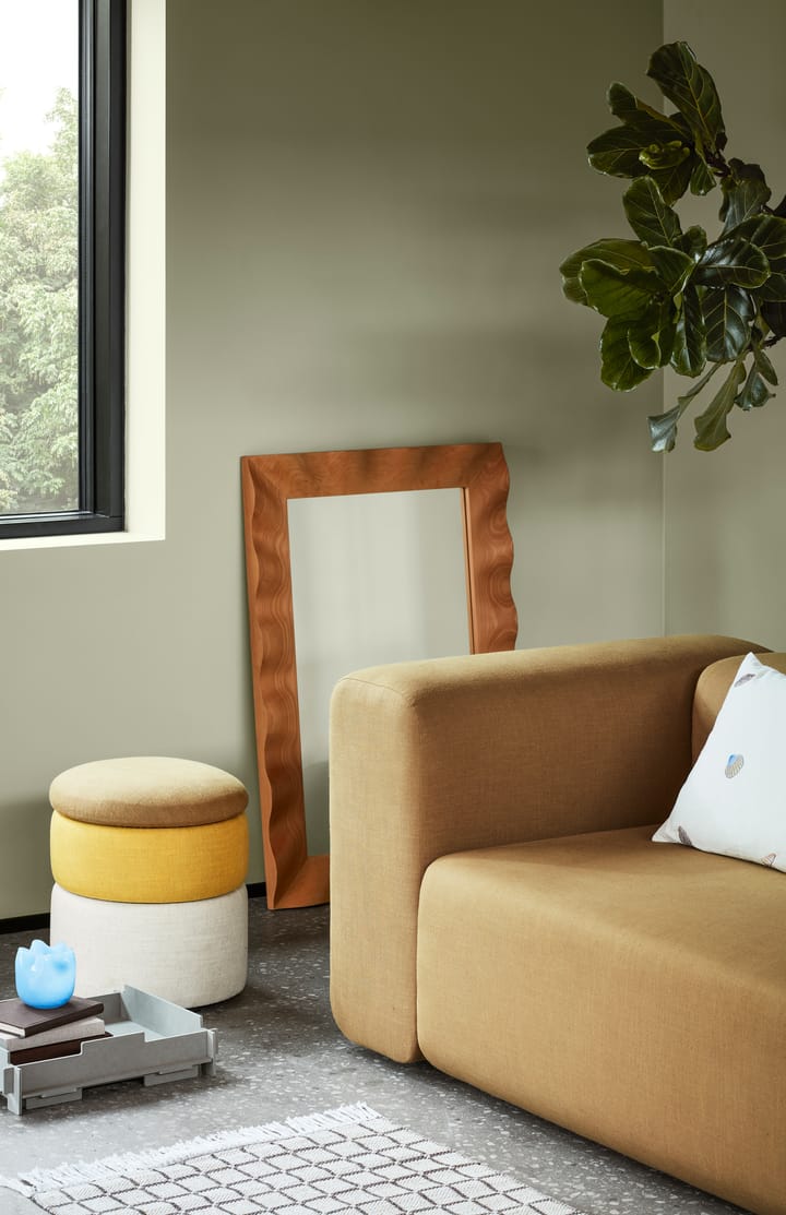 Wavy peili 70 x 100 cm, Natural brown Broste Copenhagen