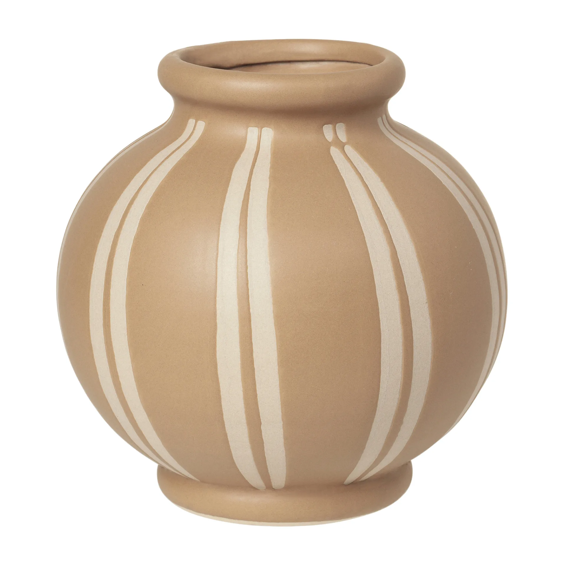 Wilma maljakko 17,8 cm, Meerkat-rainy day Broste Copenhagen