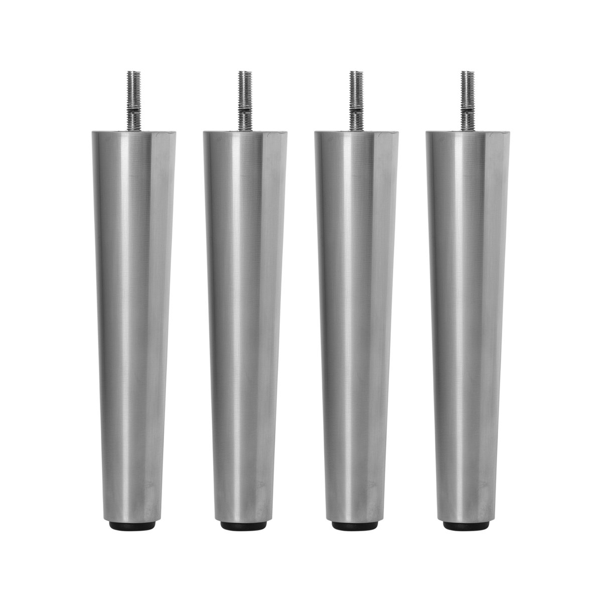 Broste Copenhagen Wind huonekalunjalat 20 cm, 4-pakkaus Hopea