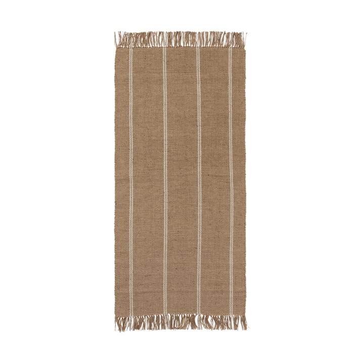 Yuki käytävämatto - White natural, 70x140 cm - Broste Copenhagen