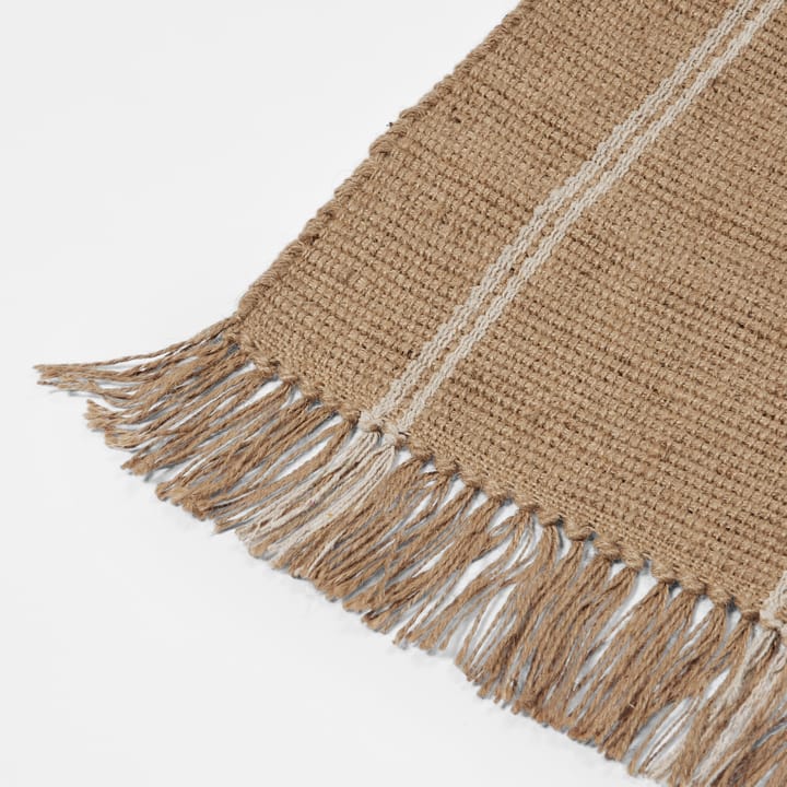 Yuki käytävämatto, White natural, 70x140 cm Broste Copenhagen