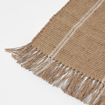 Yuki käytävämatto - White natural, 70x200 cm - Broste Copenhagen