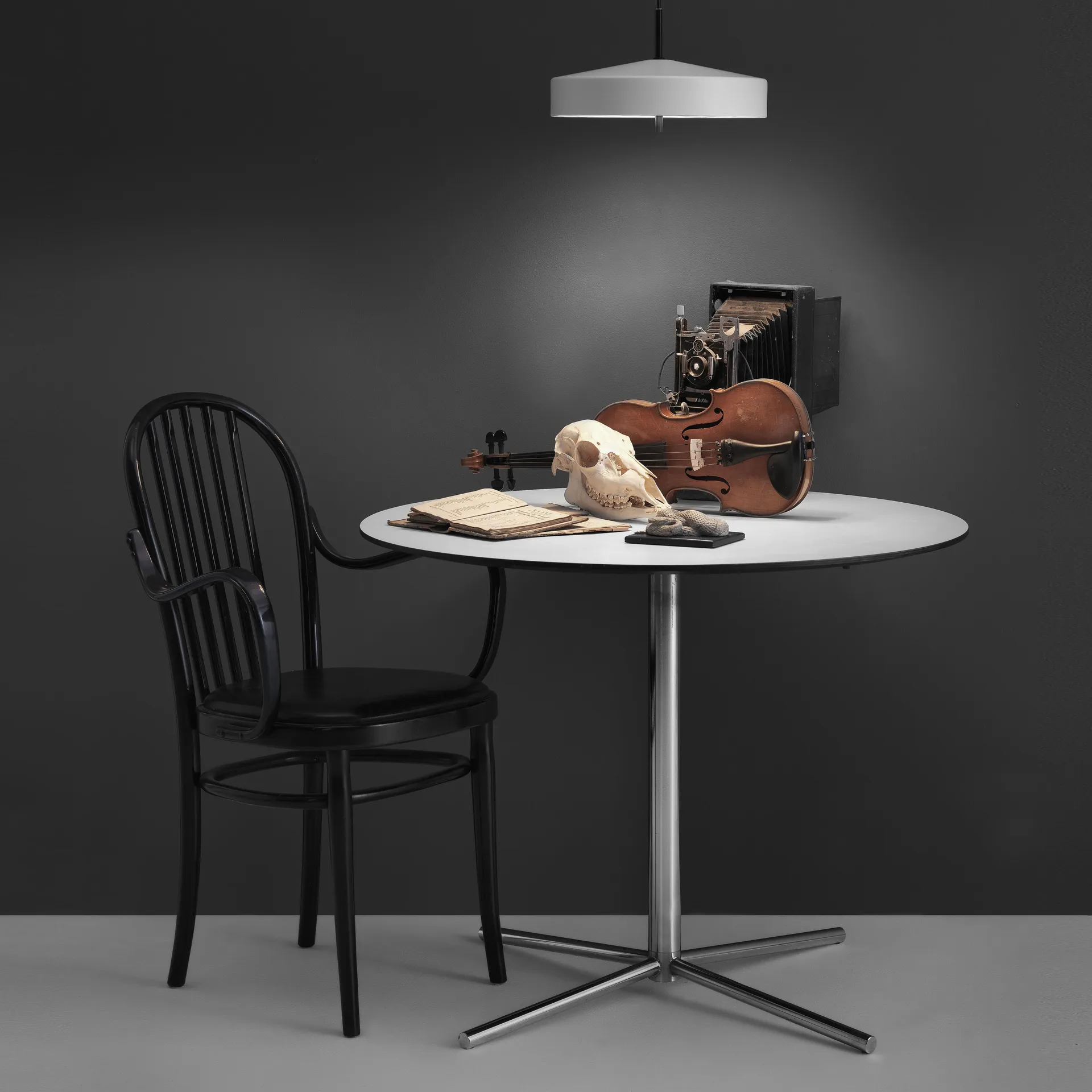 Cymbal kattovalaisin, Valkoinen 32 cm Bsweden