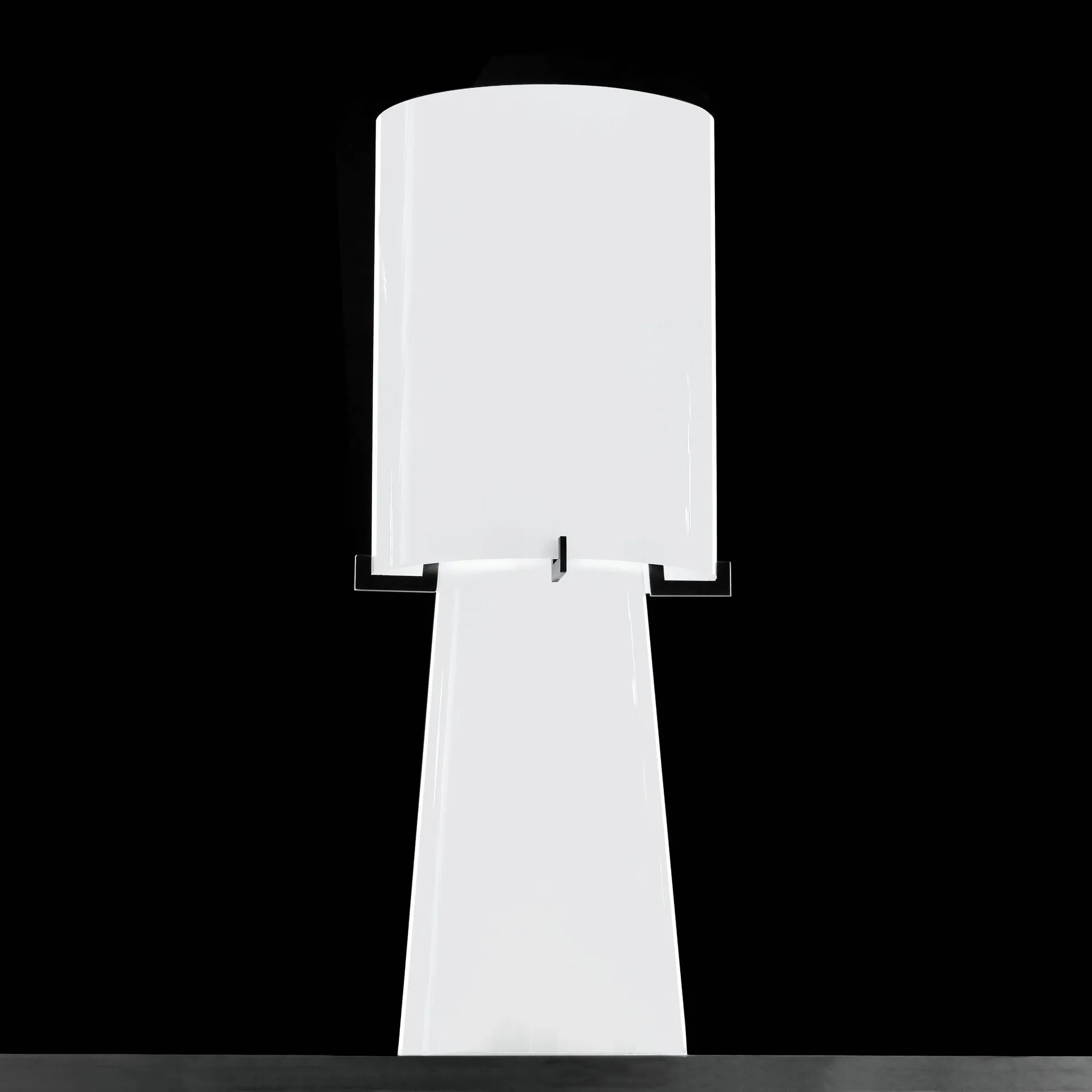 Olle pöytävalaisin, valkoinen lasi Bsweden