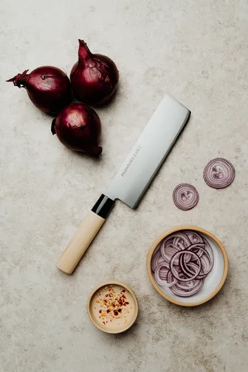 Nakiri-vihannesveitsi - Luonnollinen, 16,5 cm - Bunmei