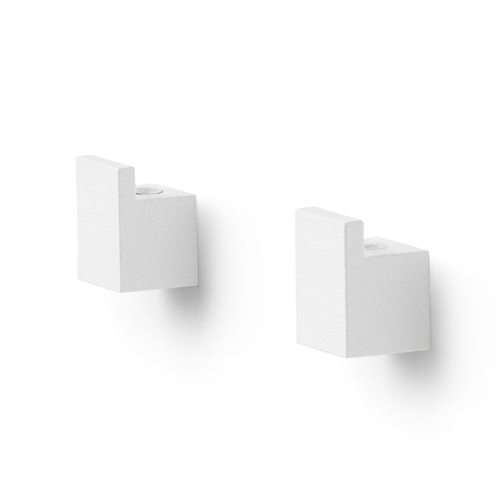 Kubus seinäkonsoli 2-pakkaus - Valkoinen - By Lassen