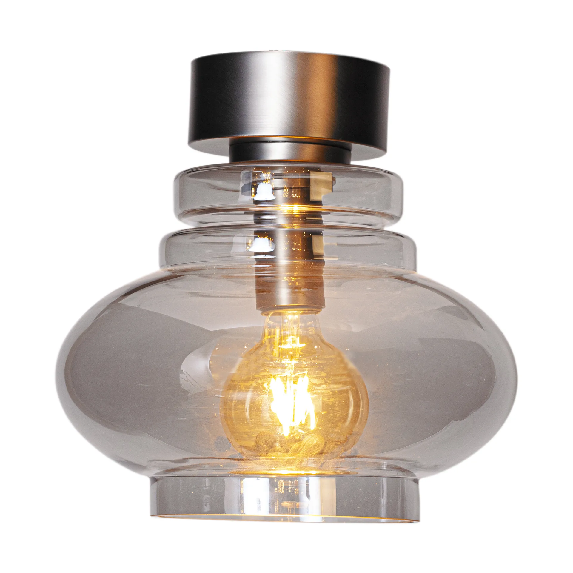 Dolores plafondi Ø30 cm, Harmaa By Rydéns