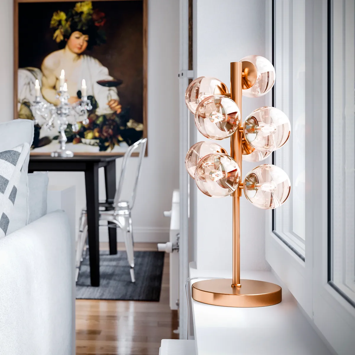 Splendor pöytävalaisin, Kulta-meripihka By Rydéns