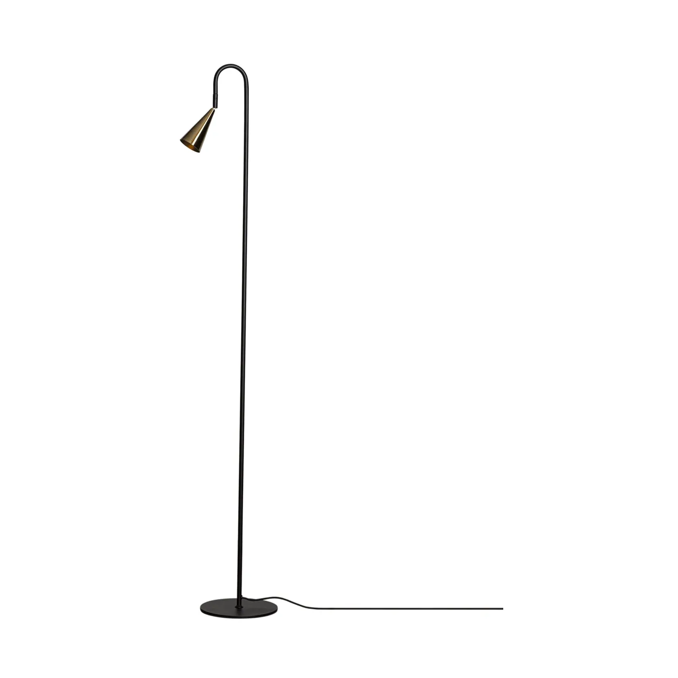 Spline lattiavalaisin, Musta-messinki, 140 cm By Rydéns