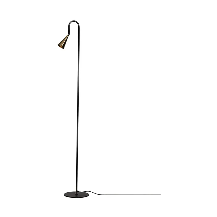 Spline lattiavalaisin - Musta-messinki, 140 cm - By Rydéns