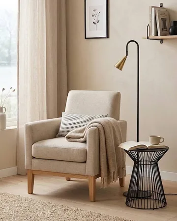 Spline lattiavalaisin - Musta-messinki, 140 cm - By Rydéns