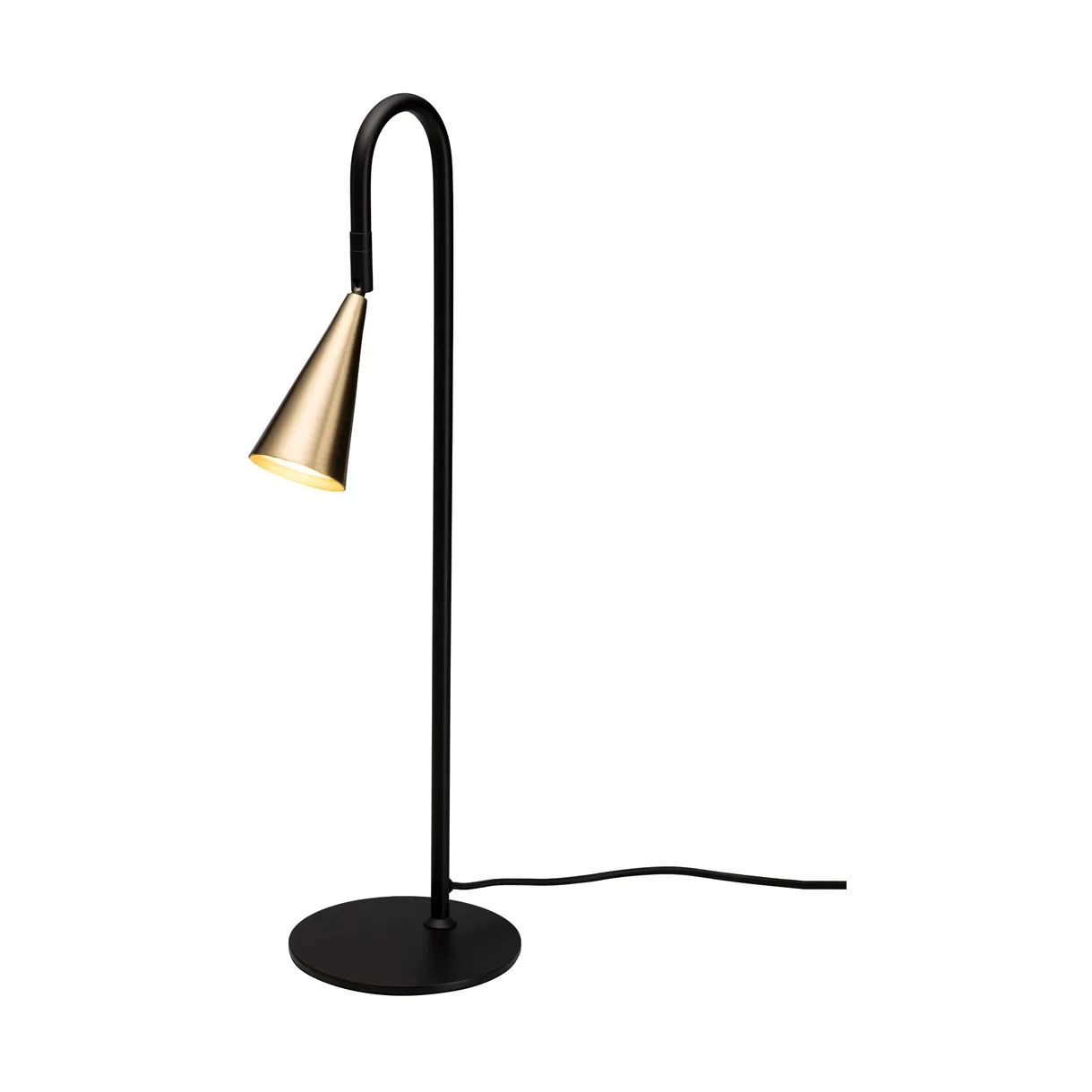 Spline pöytälamppu, Musta-messinki, 55 cm By Rydéns