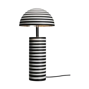 Stripe pöytälamppu - Valkoinen-musta, 50 cm - By Rydéns