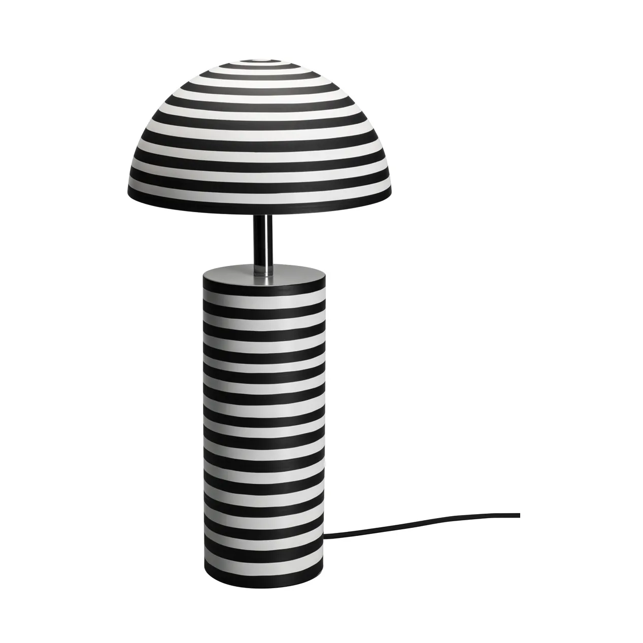 Stripe pöytälamppu, Valkoinen-musta, 50 cm By Rydéns