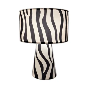 Zany Zebra pöytälamppu - Musta-valkoinen, 43 cm - By Rydéns