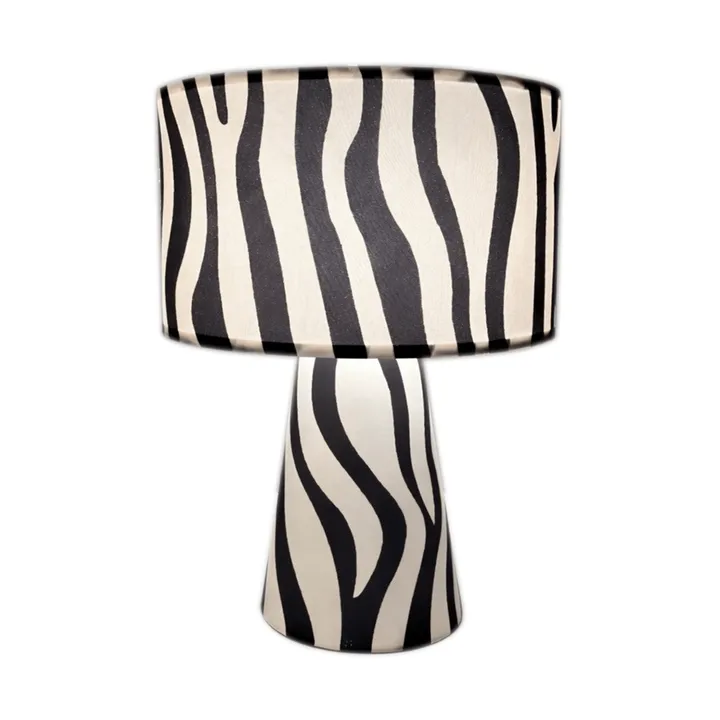 Zany Zebra pöytälamppu - Musta-valkoinen, 43 cm - By Rydéns
