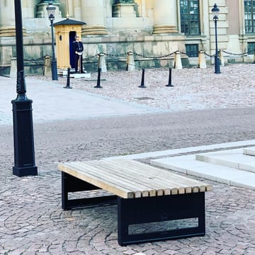 Block penkki - Mahonki, leveä, musta jalusta - Byarums bruk