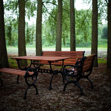 Byarum nojatuoli - Valkoinen lakattu mänty, raaka alumiiniteline - Byarums bruk