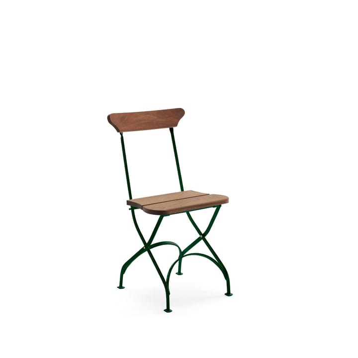 Classic No.2 tuoli - Mahonkiöljy, vihreä teline - Byarums bruk