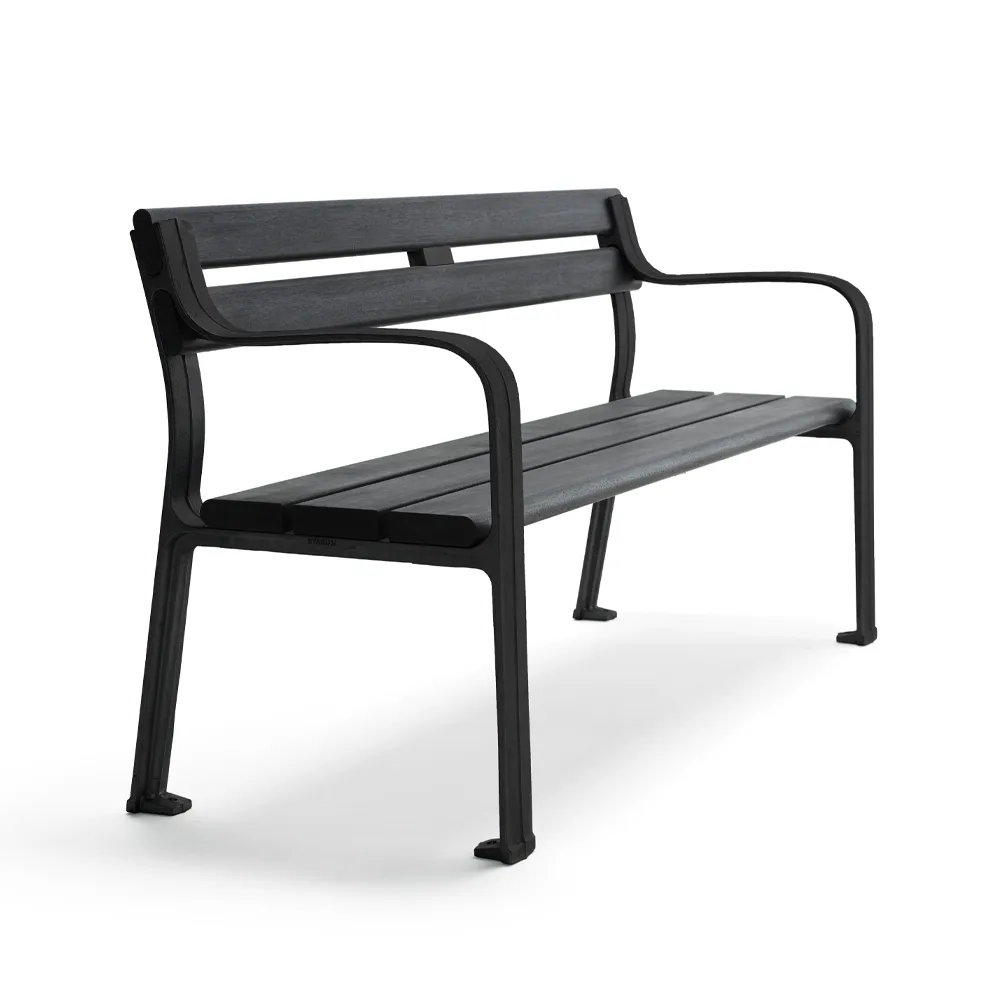 Byarums bruk Joy sohva Mahonki musta laseeraus, musta jalusta