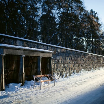 Vasa sohva - Vihreä, raaka alumiiniteline - Byarums bruk