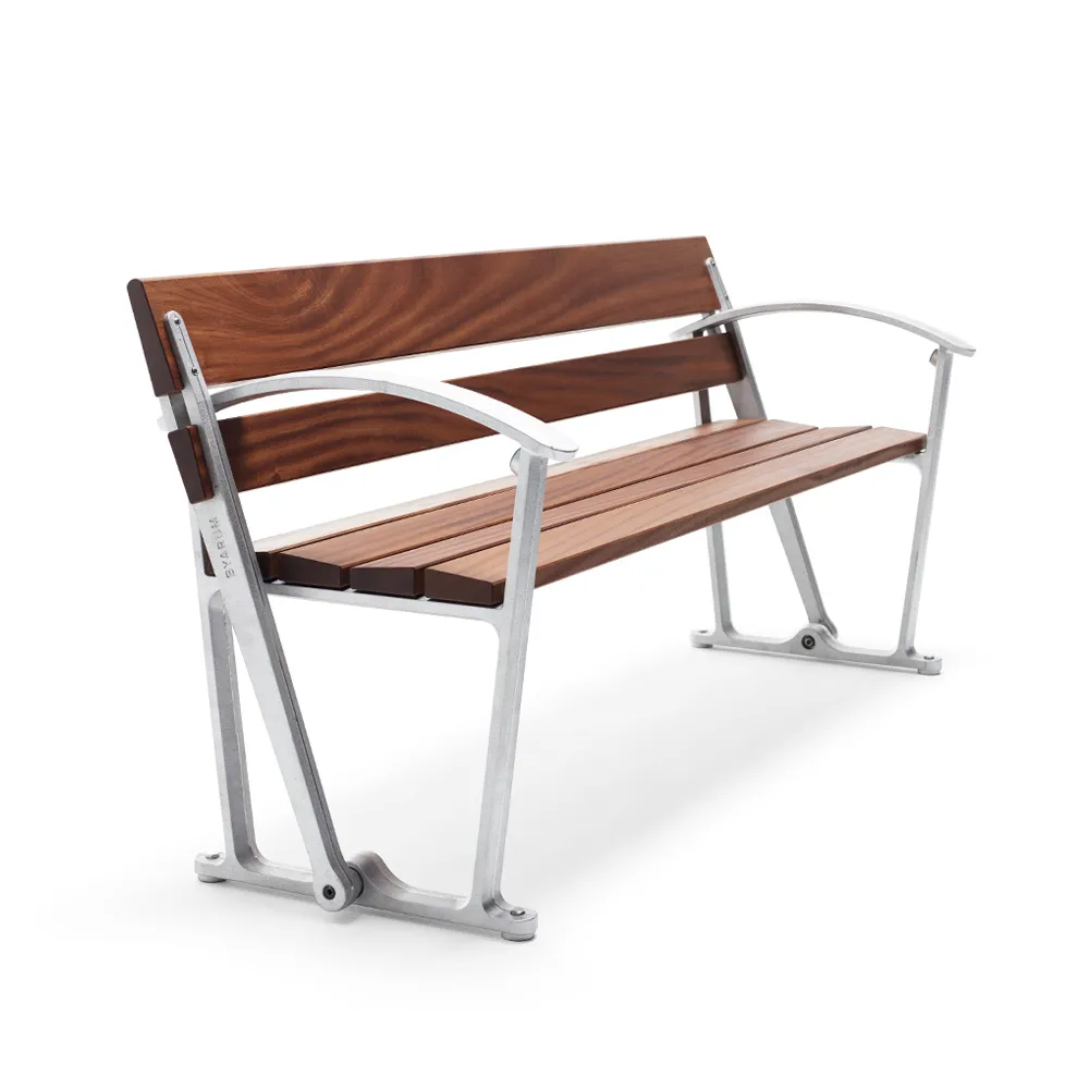 Byarums bruk Waterloo sohva Mahonki, raaka alumiiniteline