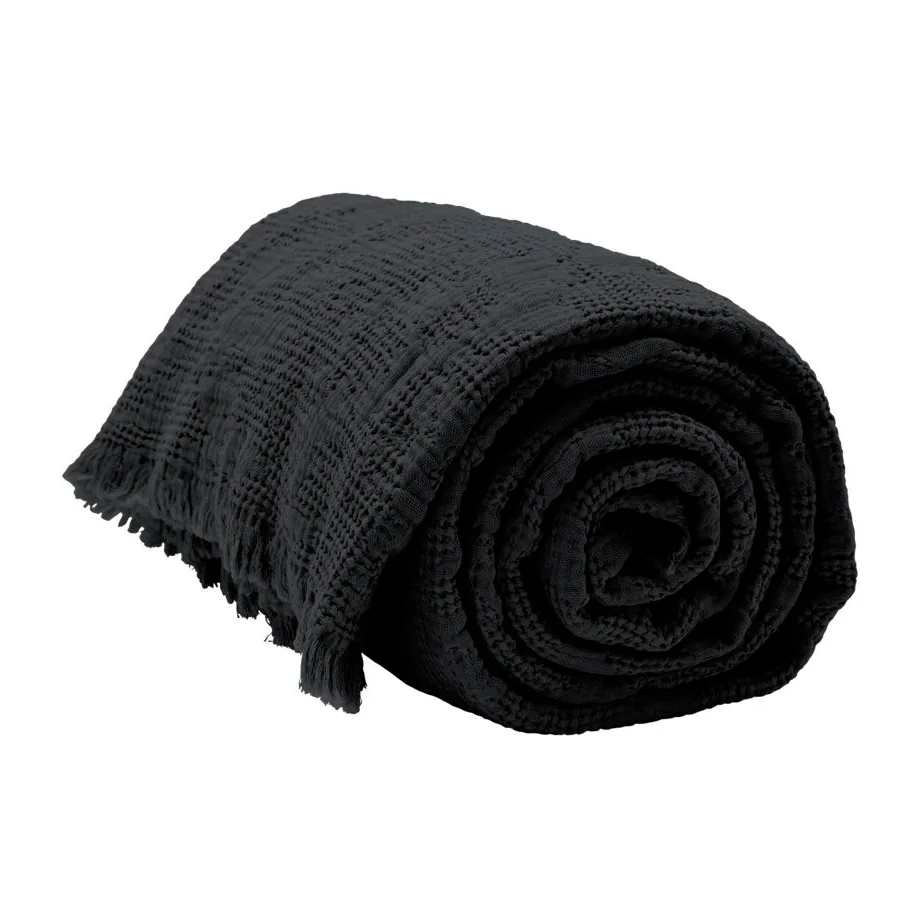 Hilda päiväpeitto 240 x 280 cm, Coal byNORD