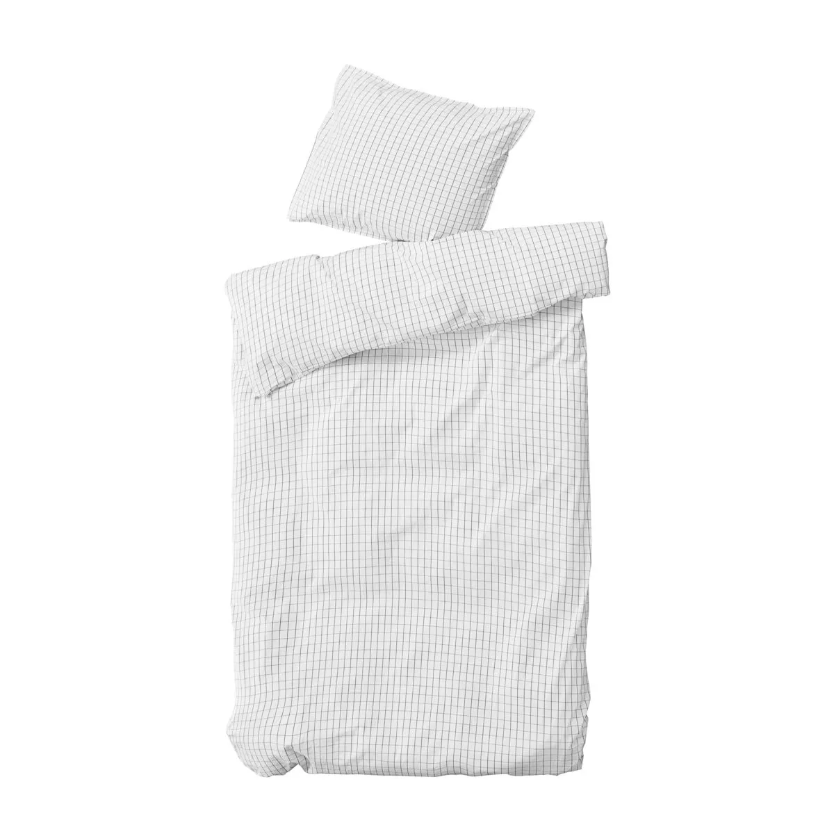 Vuodevaatteet Erika 200x140 cm, Lumi w. hiili byNORD