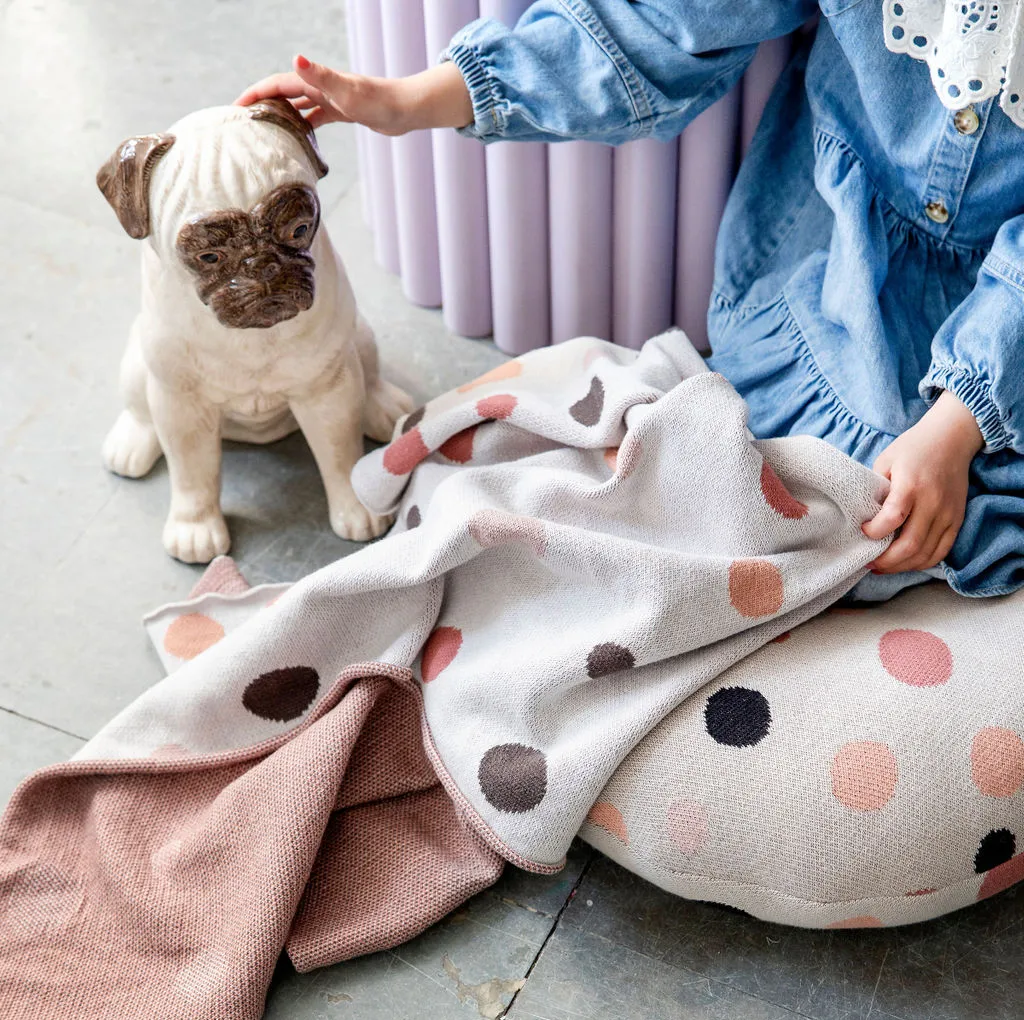 Big Pug -koriste 31 cm, Beige Byon