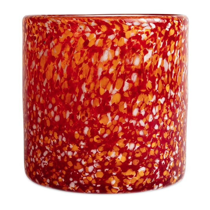 Calore kynttilälyhty M Ø 15 cm - Punainen-oranssi - Byon