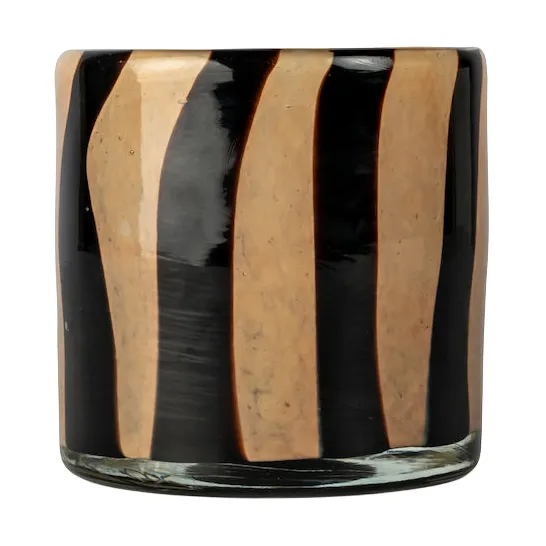 Calore kynttilälyhty XS Ø 10 cm - Black-beige - Byon