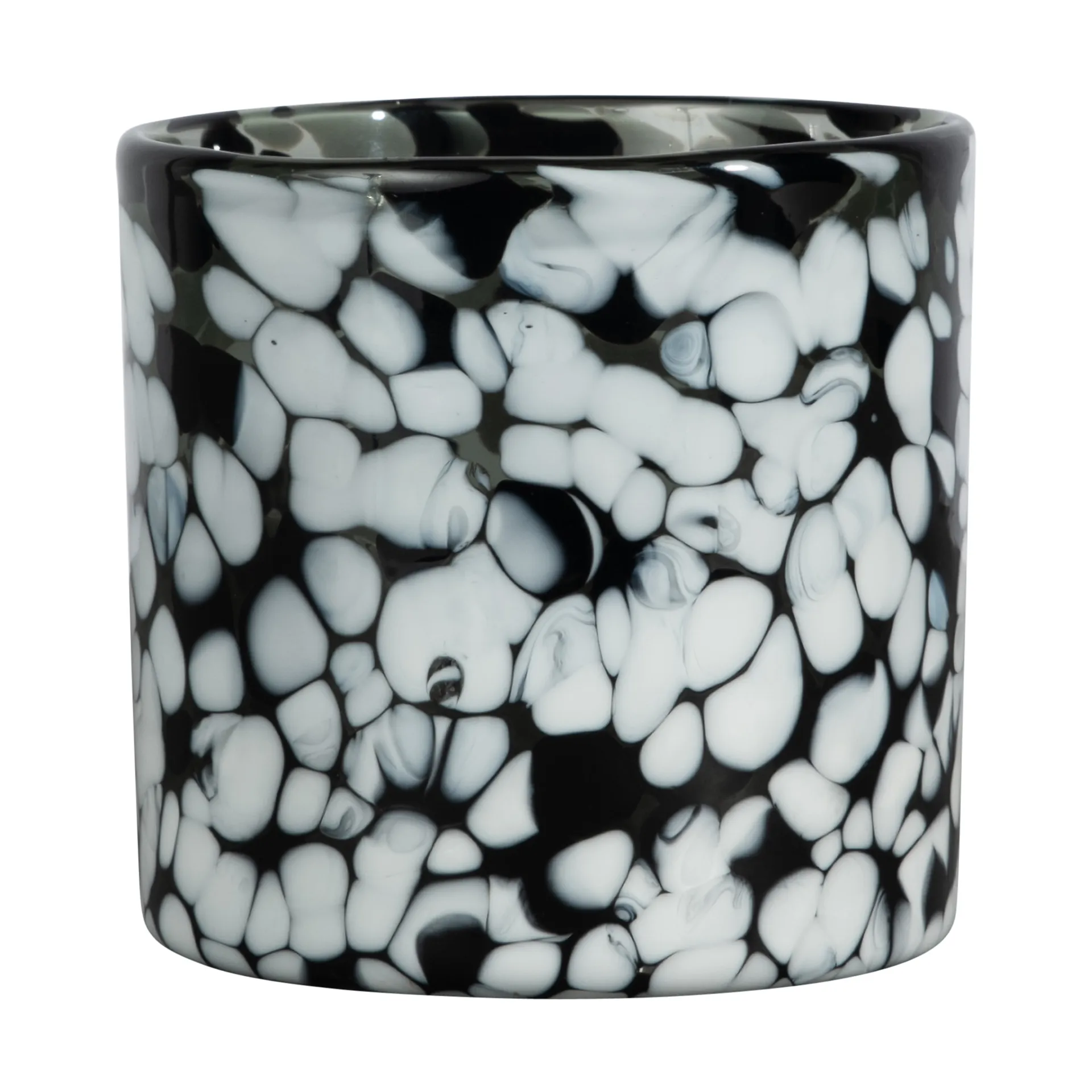 Calore kynttilälyhty XS Ø 10 cm, Black-white Byon