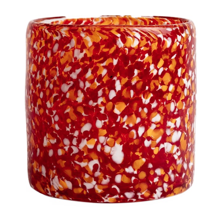 Calore kynttilälyhty XS Ø 10 cm - Punainen-oranssi - Byon