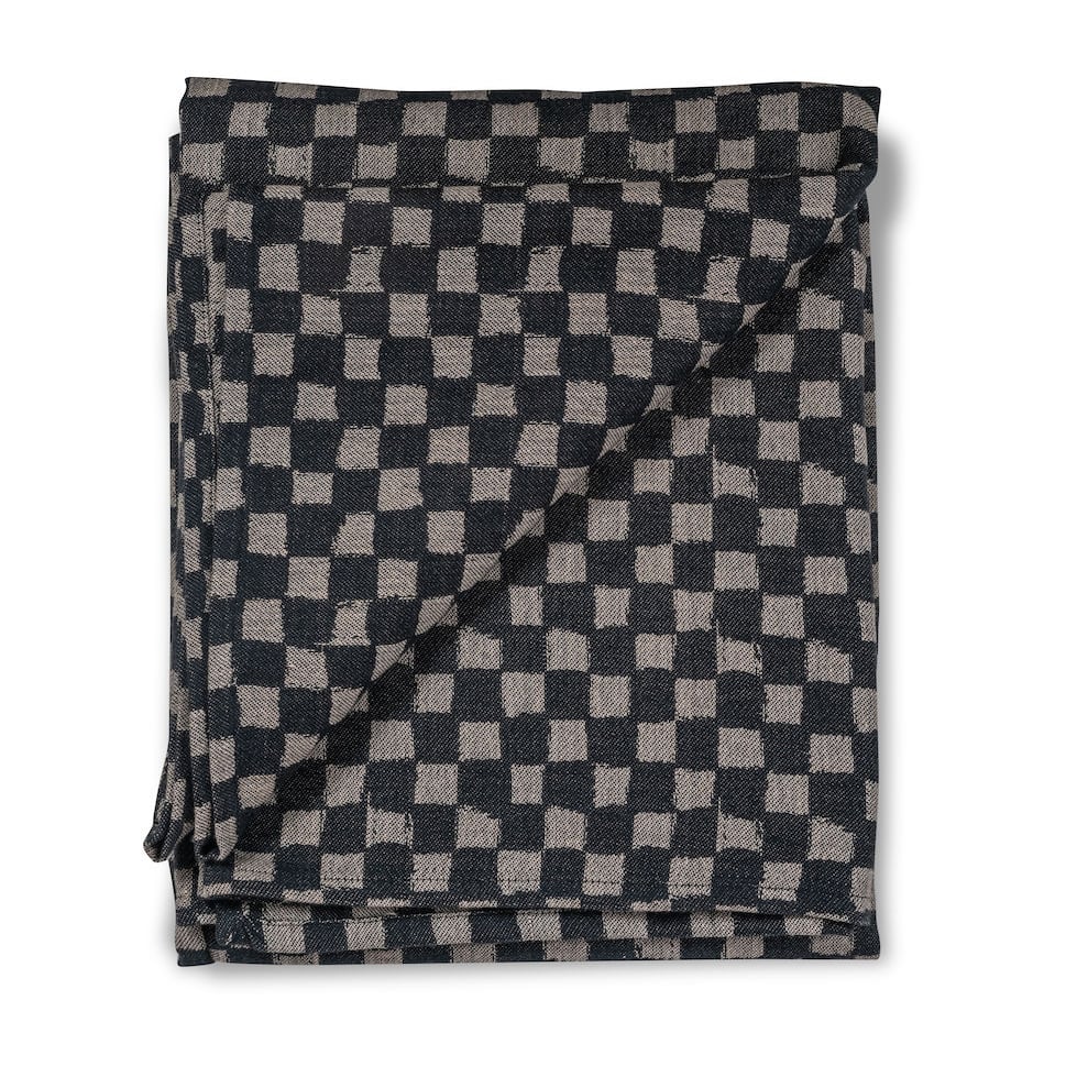 Byon Checki liina 150x250 cm Musta | Skandinaavinen Sisustus | Pöytäliinat | Musta