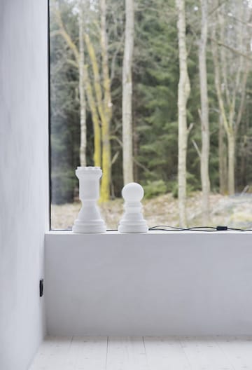 Chess Queen -pöytävalaisin  - White - Byon