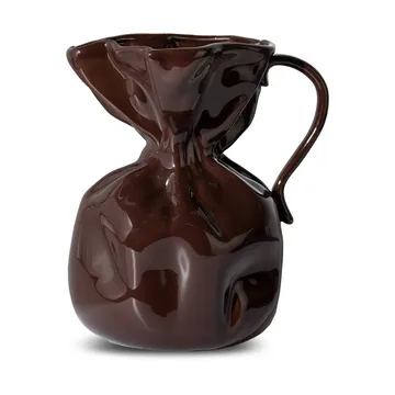 Crumple maljakko - Ruskea - Byon