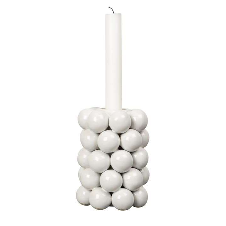 Globe kynttilänjalka 13,5 cm - Valkoinen - Byon