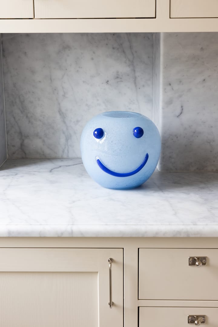 Happy maljakko 25 cm, Sininen Byon