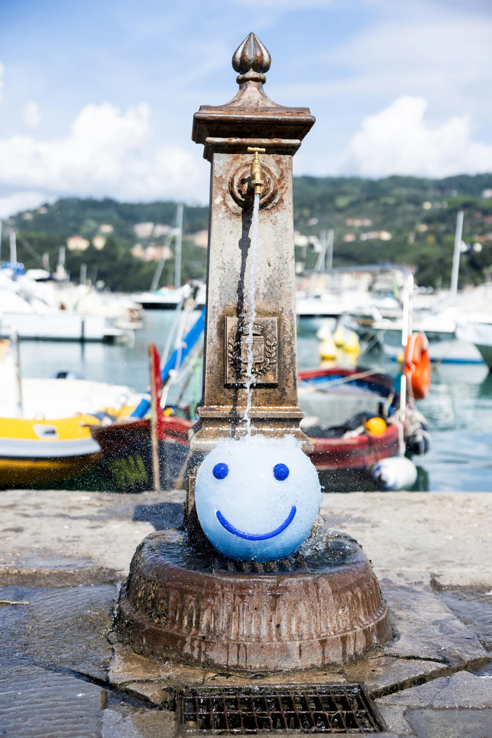 Happy maljakko 25 cm, Sininen Byon